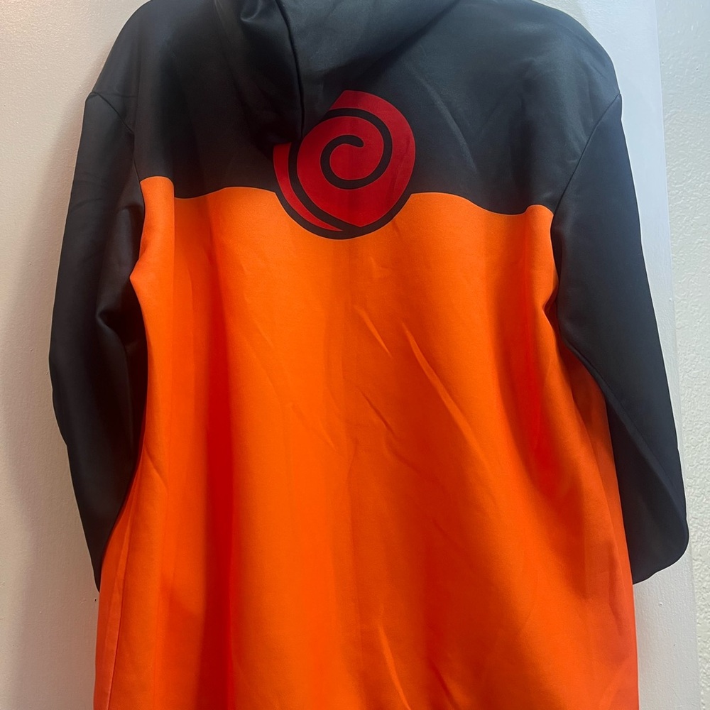 Bold Black and Orange Men's Hoodie